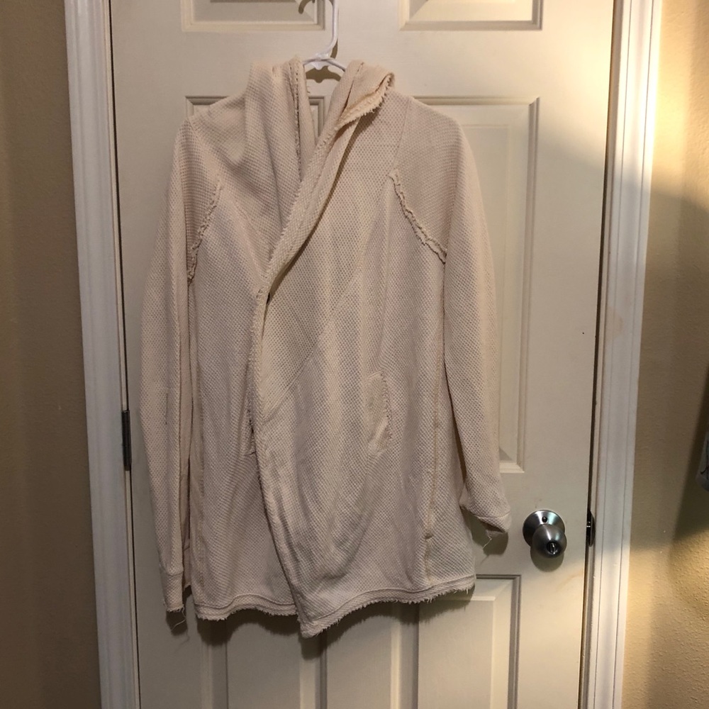 Free People Waffle Knit Cardigan - M